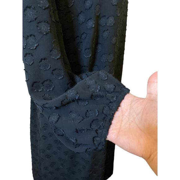 LOFT Plus Black Clip Dot Shift Dress Size 22 - Work Wear church - Picture 2 of 6